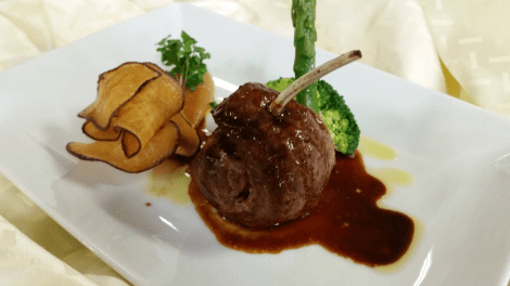 Prato gourmet do restaurante da Herdade dos Grous