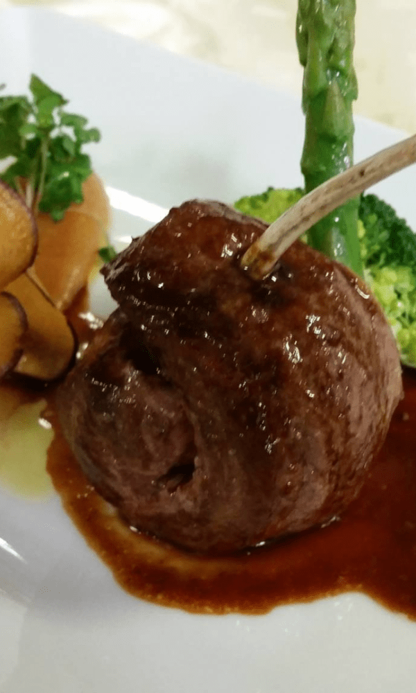 Prato gourmet do restaurante da Herdade dos Grous